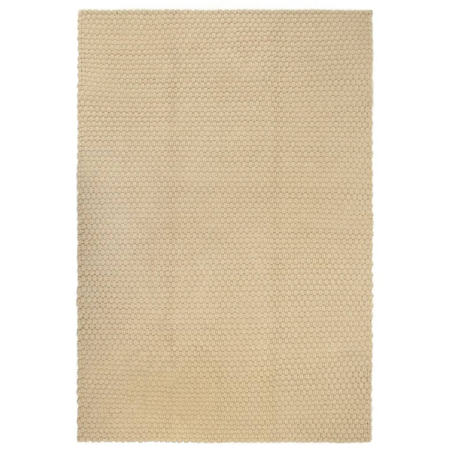 Vloerkleed Rechthoekig 160X230 Cm Katoen Naturel
