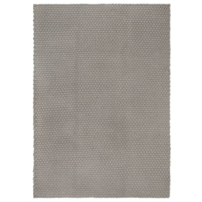 Vloerkleed Rechthoekig 160X230 Cm Katoen Grijs