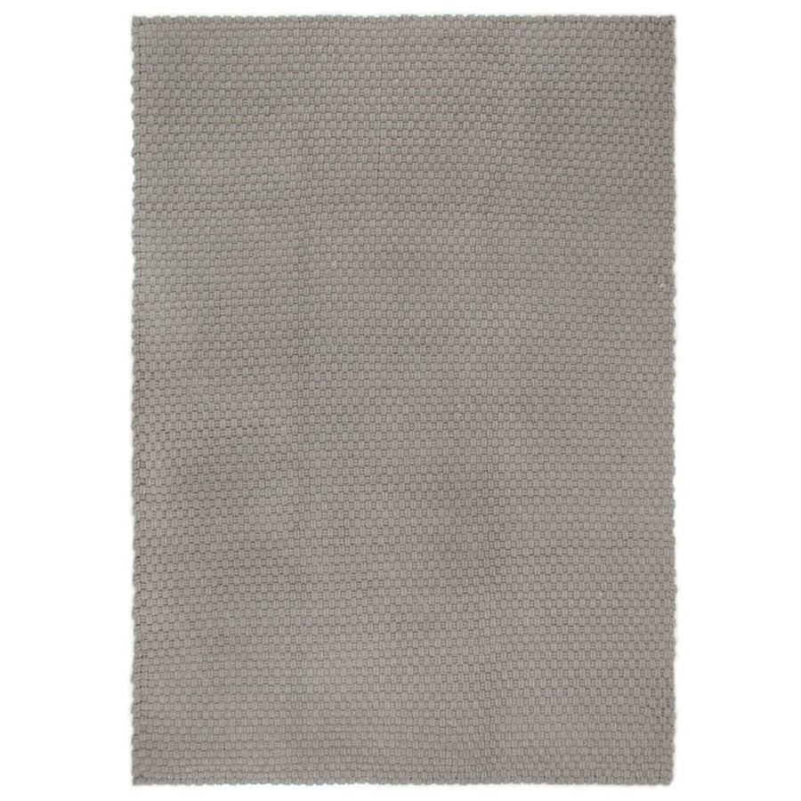 Vloerkleed Rechthoekig 160X230 Cm Katoen Grijs