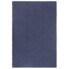 Vloerkleed 160x230 cm katoen marineblauw