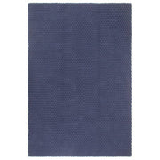 Vloerkleed 160x230 cm katoen marineblauw