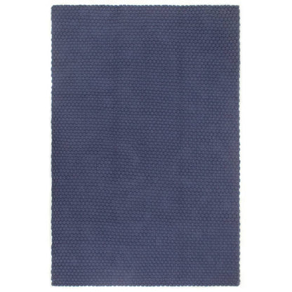 Vloerkleed Rechthoekig 180X250 Cm Katoen Marineblauw