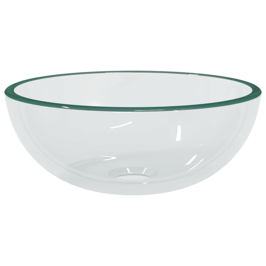 Wasbak Gehard Glas Transparant 30 x 12 cm Doorzichtig