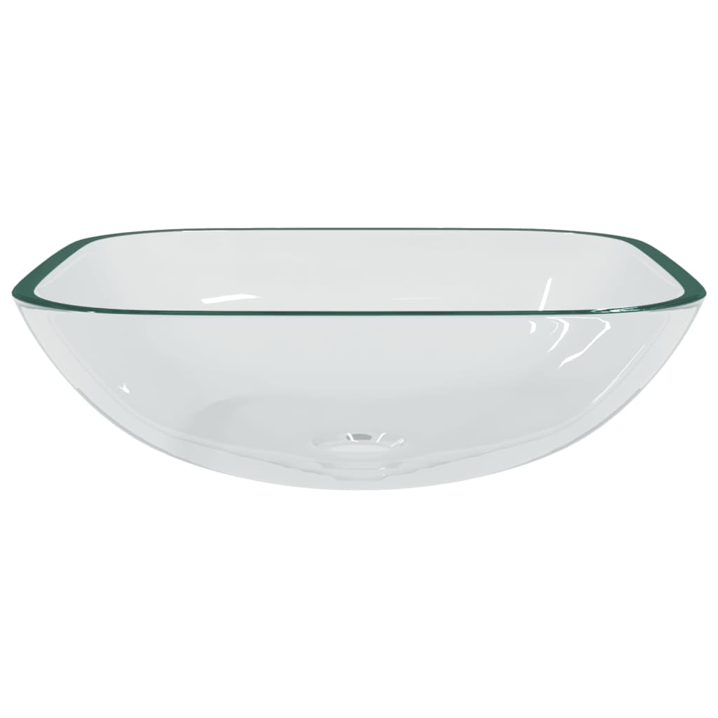 Wasbak 42X42X14 Cm Glas Transparant Doorzichtig