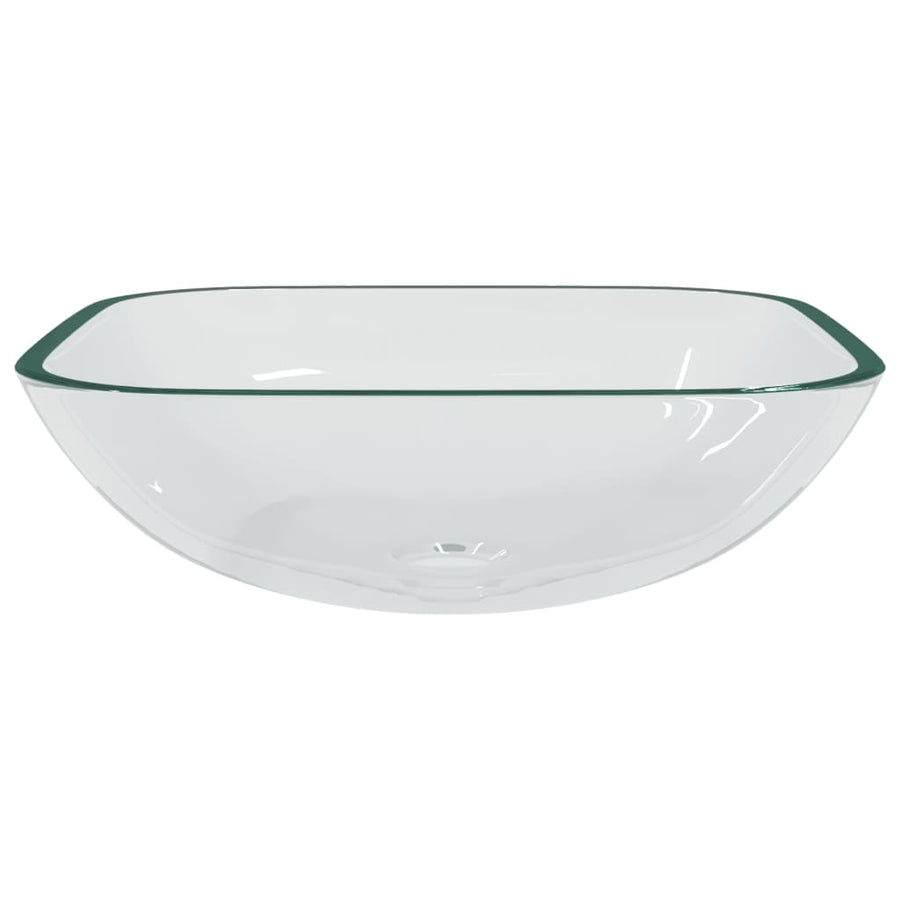 Wasbak 42X42X14 Cm Glas Transparant Doorzichtig