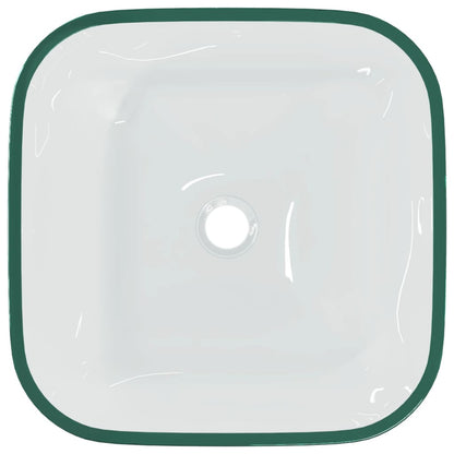 Wasbak 42X42X14 Cm Glas Transparant Doorzichtig