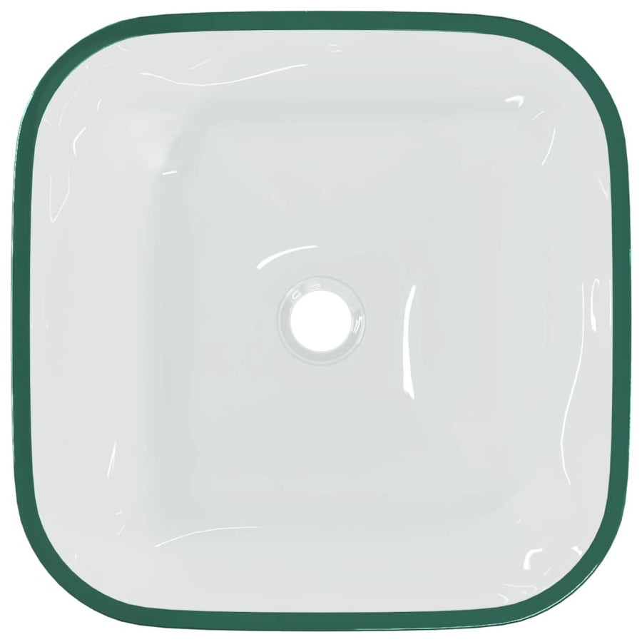 Wasbak 42X42X14 Cm Glas Transparant Doorzichtig