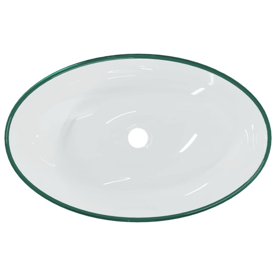 Wasbak 54,5X35X15,5 Cm Gehard Glas Transparant Doorzichtig