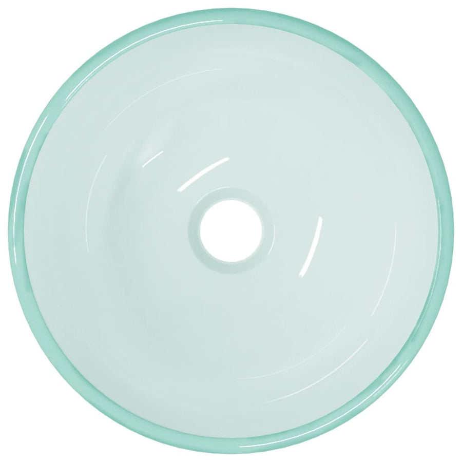 Wasbak 30X12 Cm Gehard Glas Mat