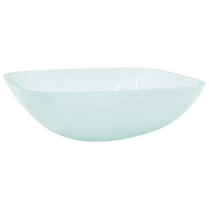 Wasbak 42X42X14 Cm Glas Mat