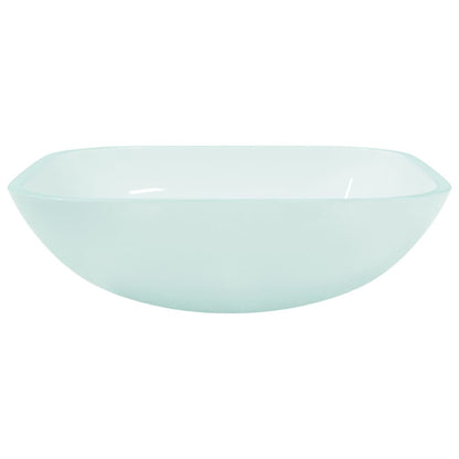 Wasbak 42X42X14 Cm Glas Mat