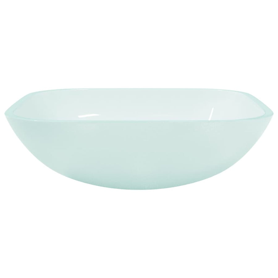 Wasbak 42X42X14 Cm Glas Mat