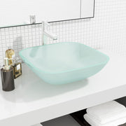 Sink 42x42x14 cm matt glass