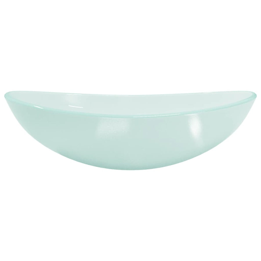 Wasbak 54,5x35x15,5 cm gehard glas mat Mat