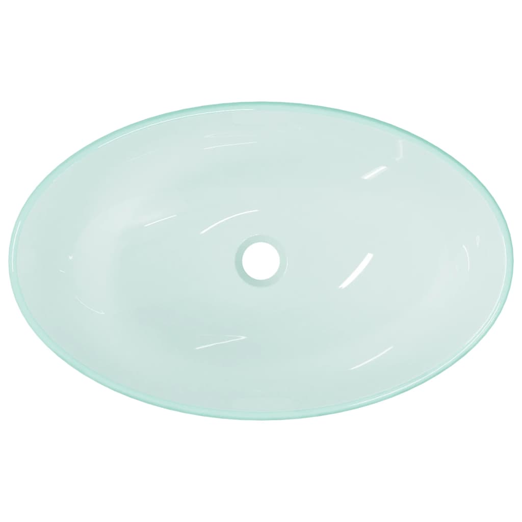 Wasbak 54,5x35x15,5 cm gehard glas mat Mat