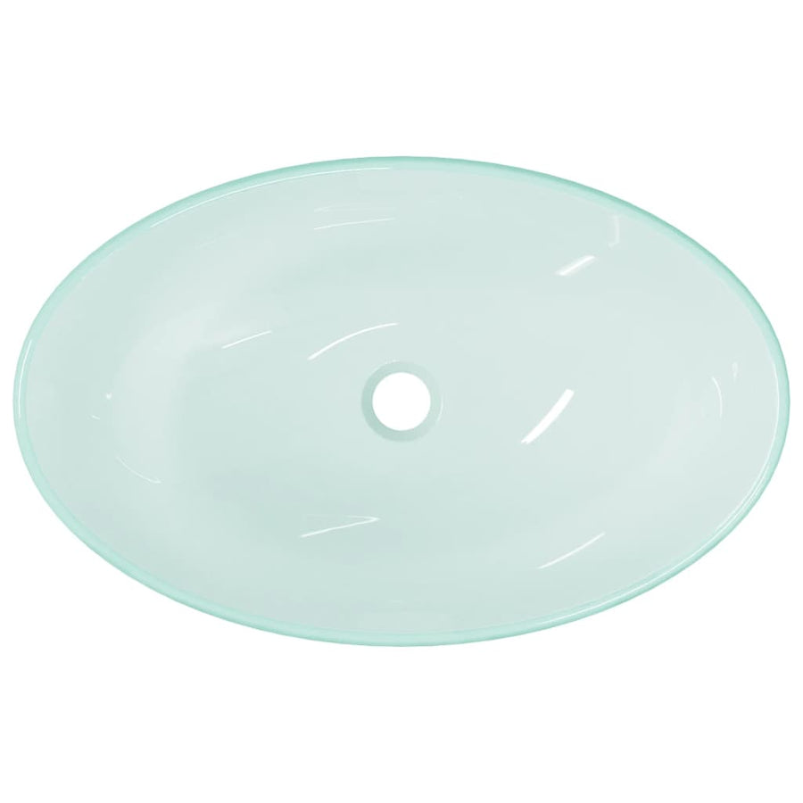 Wasbak 54,5x35x15,5 cm gehard glas mat Mat