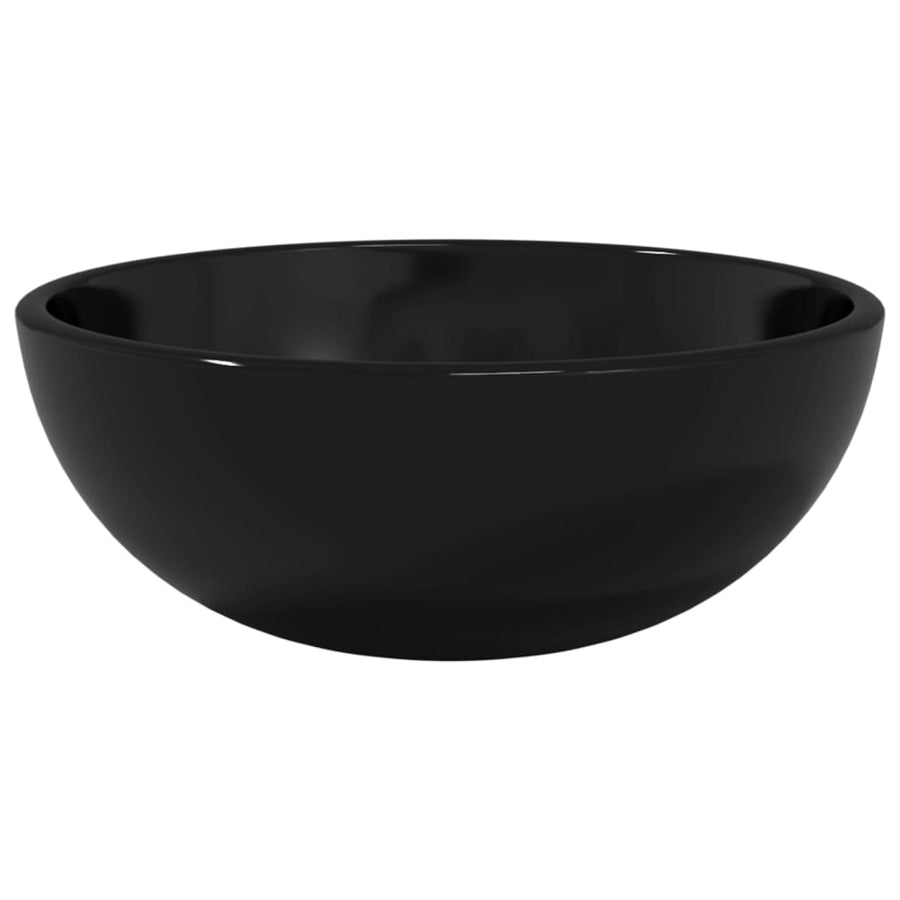Wasbak 30X12 Cm Gehard Glas Zwart