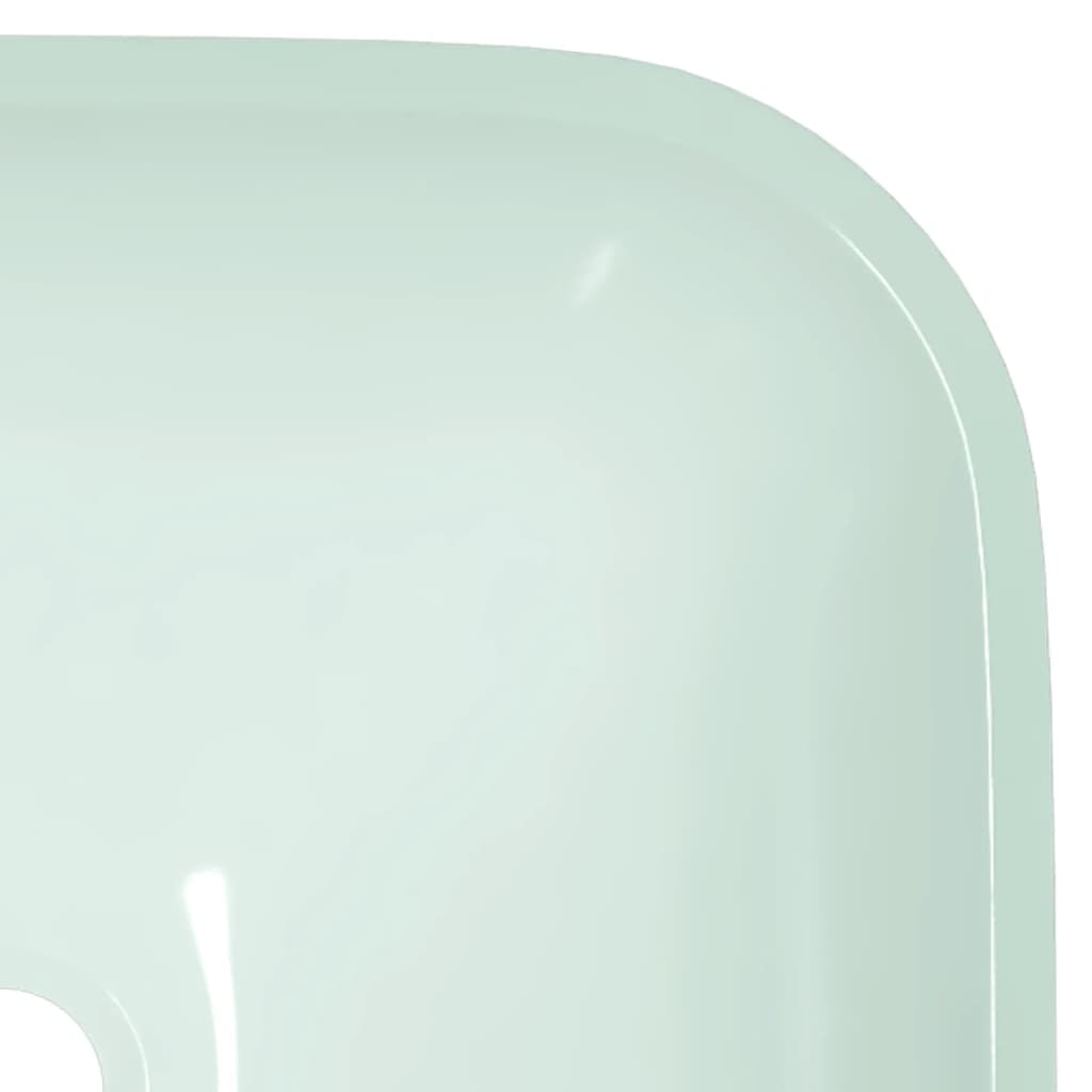 Wasbak 42X42X14 Cm Glas Wit
