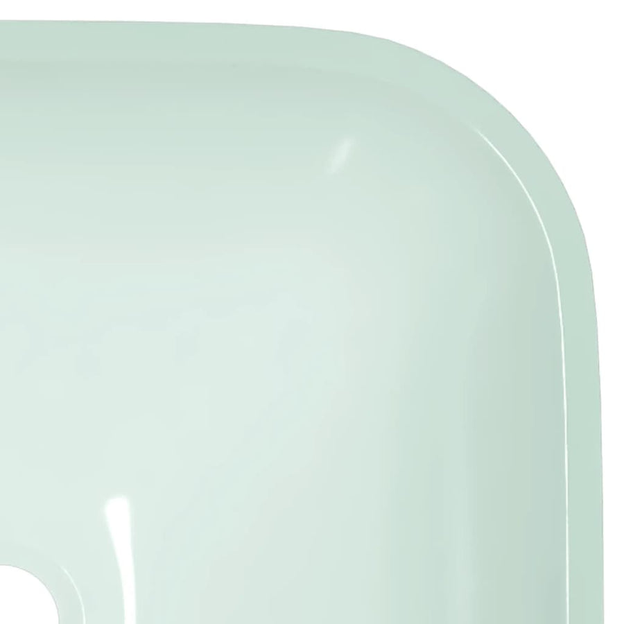 Wasbak 42X42X14 Cm Glas Wit