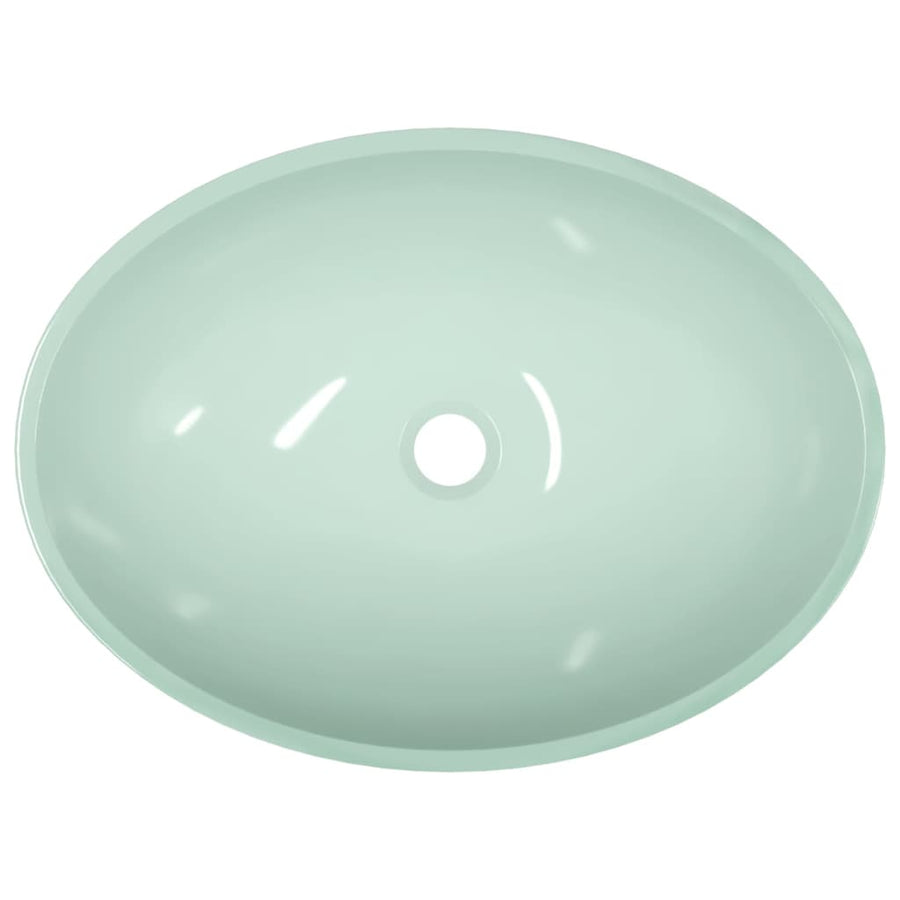 Wasbak 50X37X14 Cm Glas Wit