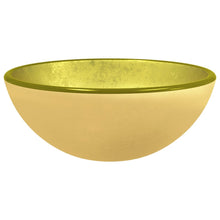 Wasbak 30x12 cm gehard glas goudkleurig 30 x 12 cm Goud