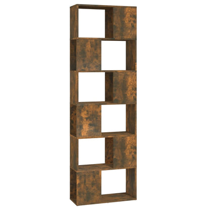Boekenkast/Kamerscherm 60X24X86 Cm Kleurig Gerookt eiken