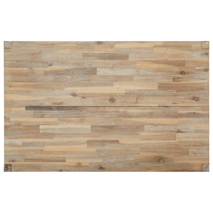 Eettafel 110x70x75 cm massief acaciahout
