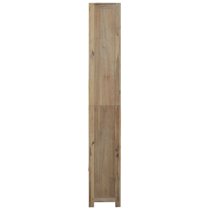 Boekenkast Met 7 Schappen 80X30X200 Cm Massief Acaciahout