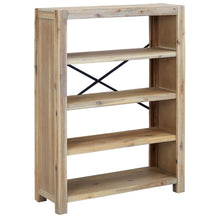 Boekenkast Met 4 Schappen 80X30X Massief Acaciahout 110 cm