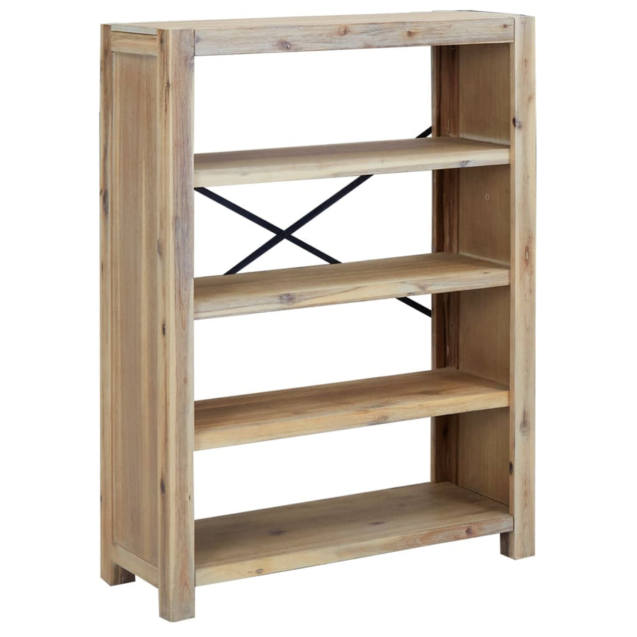 Boekenkast Met 4 Schappen 80X30X Massief Acaciahout 110 cm