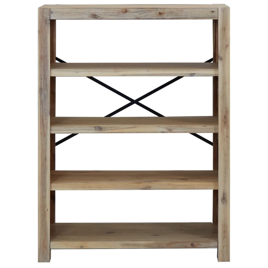 Boekenkast Met 4 Schappen 80X30X Massief Acaciahout 110 cm