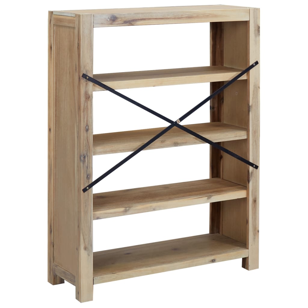 Boekenkast Met 4 Schappen 80X30X Massief Acaciahout 110 cm