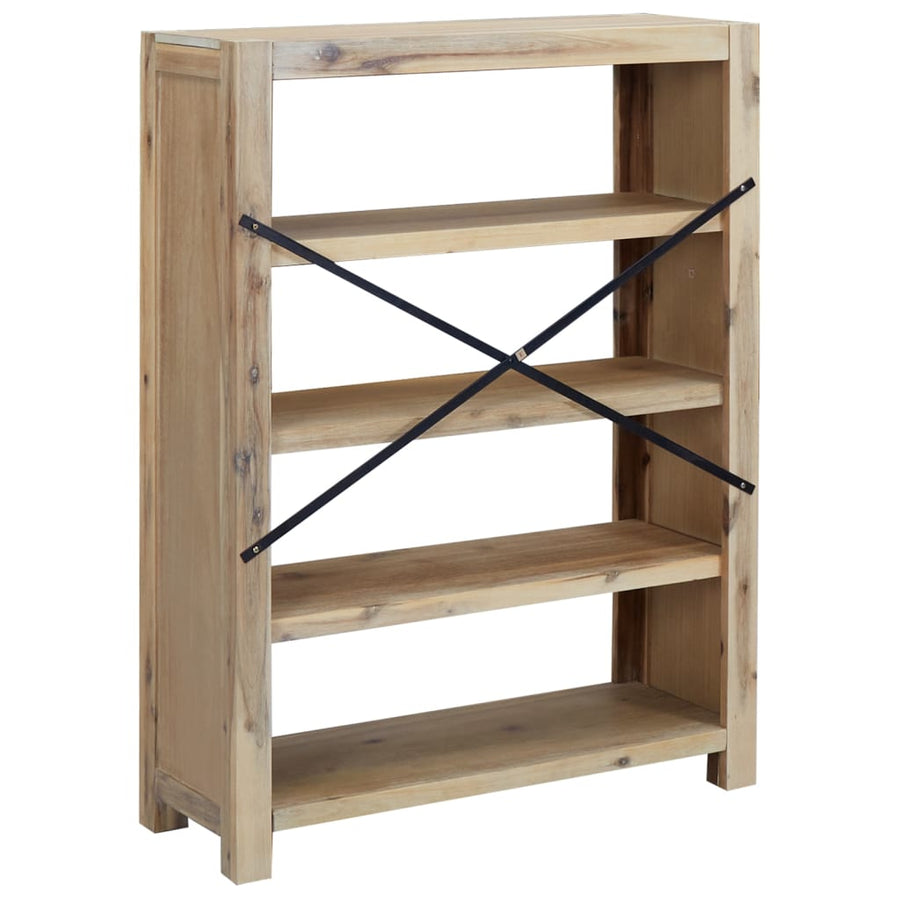 Boekenkast Met 4 Schappen 80X30X Massief Acaciahout 110 cm