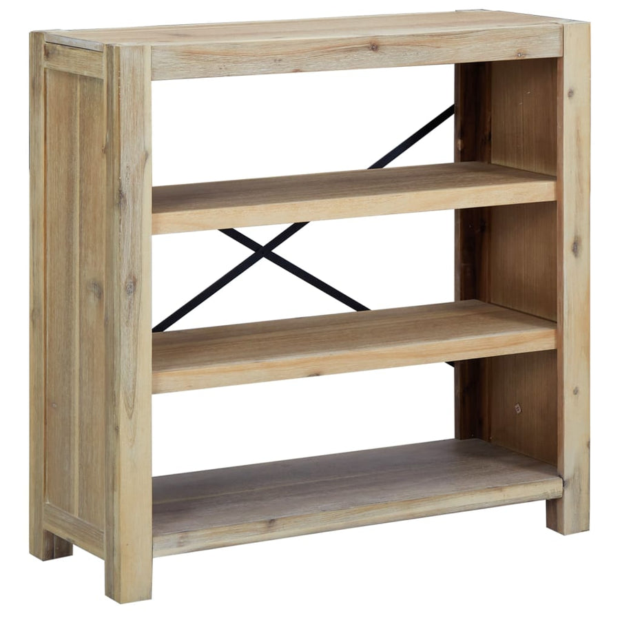 Boekenkast Met 3 Schappen 80X30X Massief Acaciahout 80 cm