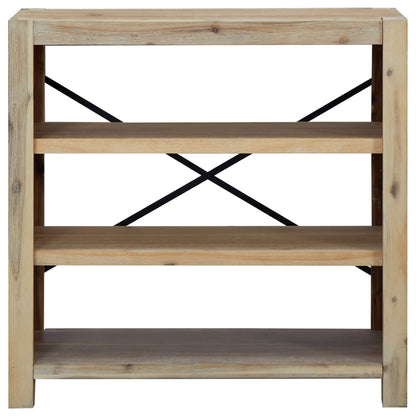 Boekenkast Met 3 Schappen 80X30X Massief Acaciahout 80 cm
