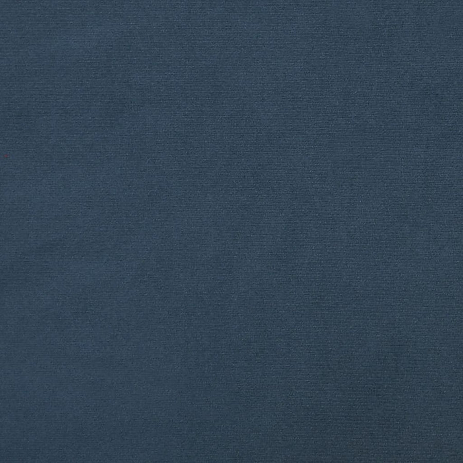Fauteuil Met Voetenbank Fluweel Blauw Met voetensteun