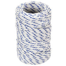 Boot Touw 2 Mm 50 M Polypropyleen Wit Wit en blauw