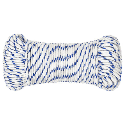 Boot Touw Polypropyleen Wit En Blauw 4 mm 25 m