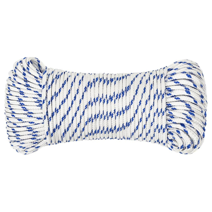 Boot Touw Polypropyleen Wit En Blauw 4 mm 250 m