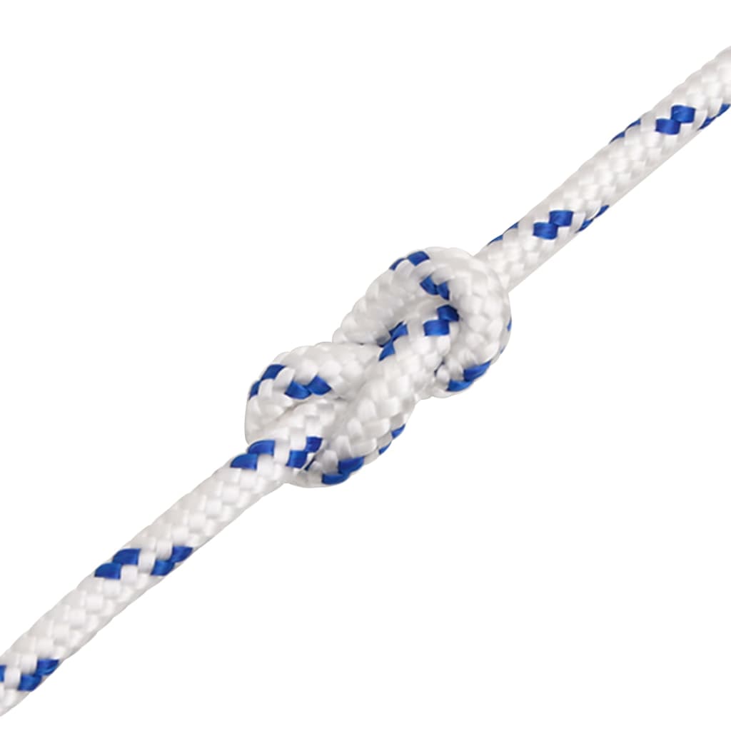 Boot touw 4 mm 500 polypropyleen wit