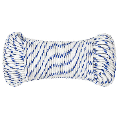 Boot Touw Polypropyleen Wit En Blauw 5 mm 250 m