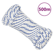 Boot touw 5 mm polypropyleen wit