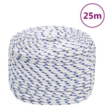 Boot Touw Polypropyleen Wit En Blauw 8 mm 25 m