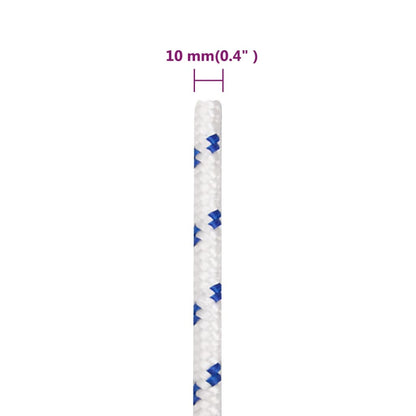 Boot touw 10 mm 25 m polypropyleen wit 10 mm 25 m
