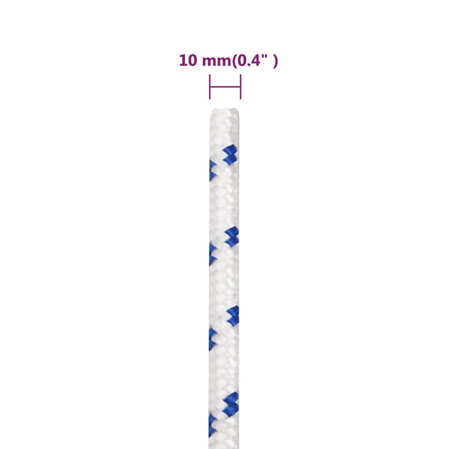 Boot touw 10 mm 25 m polypropyleen wit 10 mm 25 m