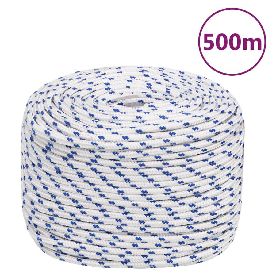 Boot touw 10 mm 500 m polypropyleen wit 10 mm 500 m