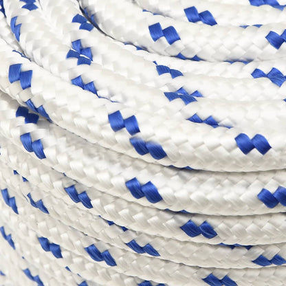 Boot Touw 2 Mm Polypropyleen Wit En Blauw 12 mm 25 m