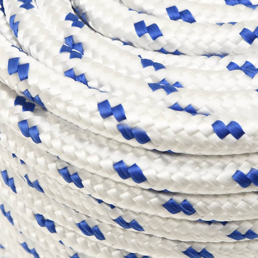 Boot Touw 2 Mm Polypropyleen Wit En Blauw 12 mm 25 m