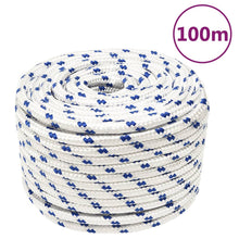Boot Touw 2 Mm 00 M Polypropyleen Wit En Blauw 12 mm 100 m