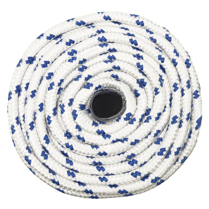 Boot Touw 2 Mm 00 M Polypropyleen Wit En Blauw 12 mm 100 m